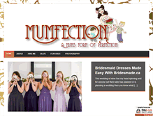 Tablet Screenshot of mumfection.com
